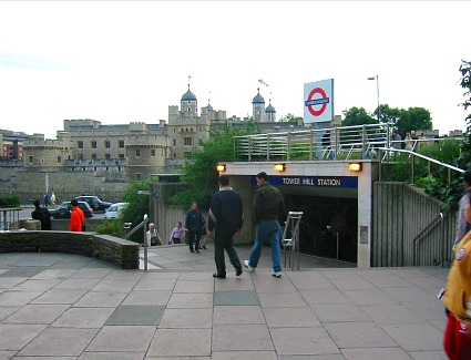 Tower Hill Tube Station, London